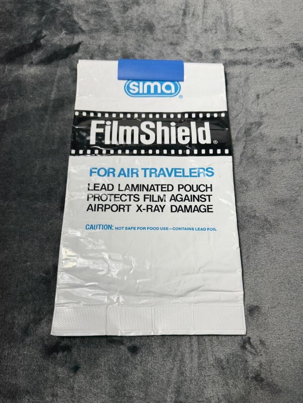 Vintage Sima FilmShield Large X-Ray Film Protection Pouch Bag Holds 22 Rolls